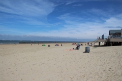 Der Strand in Breskens ist wirklich breit