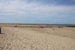 Der Strand in Breskens ist ca 100 - 200 Meter breit