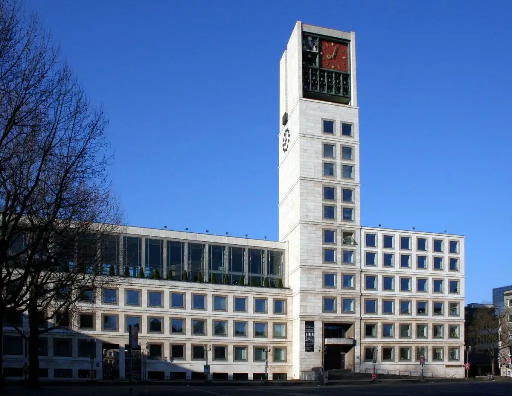 Das neue Rathaus in Stuttgart