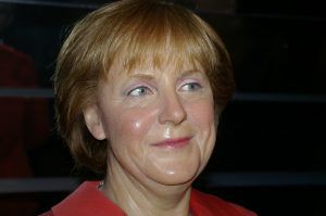 Bundeskanzlerin Angela Merkel als Wachsfigur