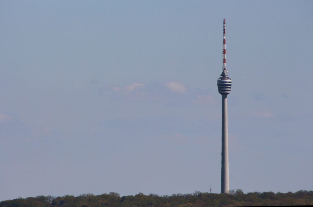 Blick vom Birkenkopf zum Stuttgarter Fernsehturm