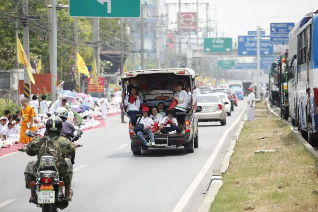 "Kreativer" Verkehr in Thailand