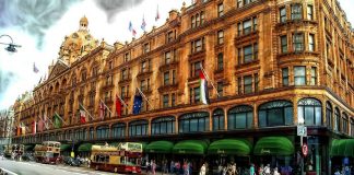 Das Kaufhaus Harrods in London
