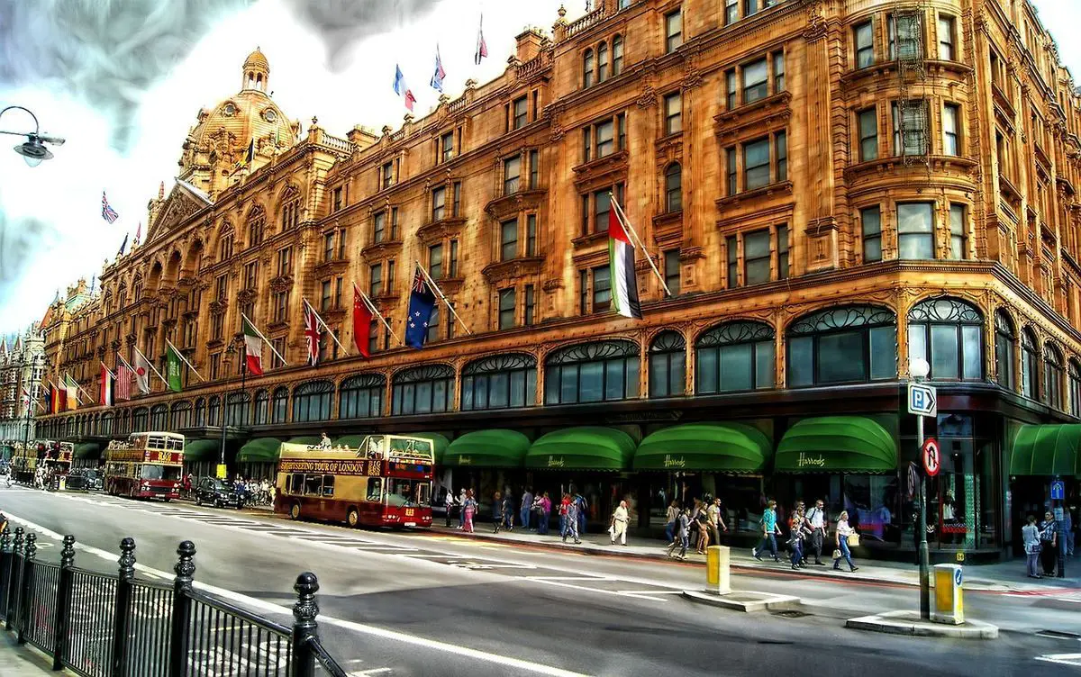 Das Kaufhaus Harrods in London