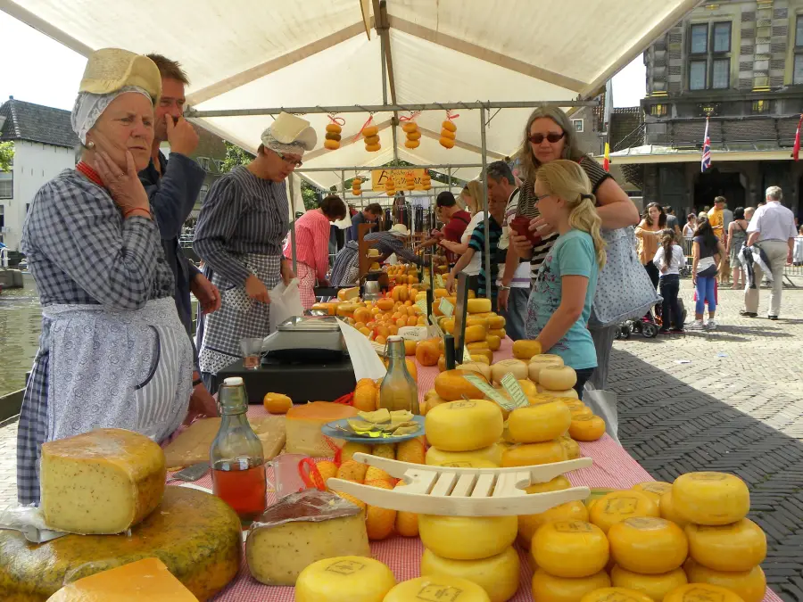 Der berühmte Käsemarkt in Alkmaar