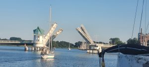 Die Klappbrücke in Kappeln 