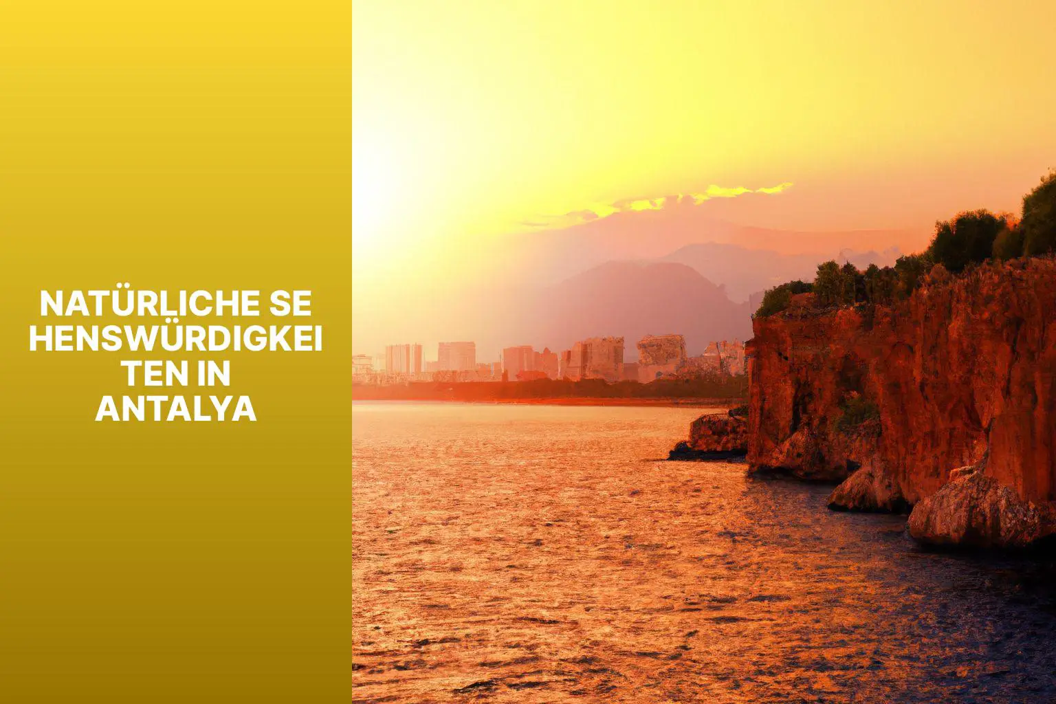 Natürliche Sehenswürdigkeiten in Antalya - Antalya Sehenswürdigkeiten 