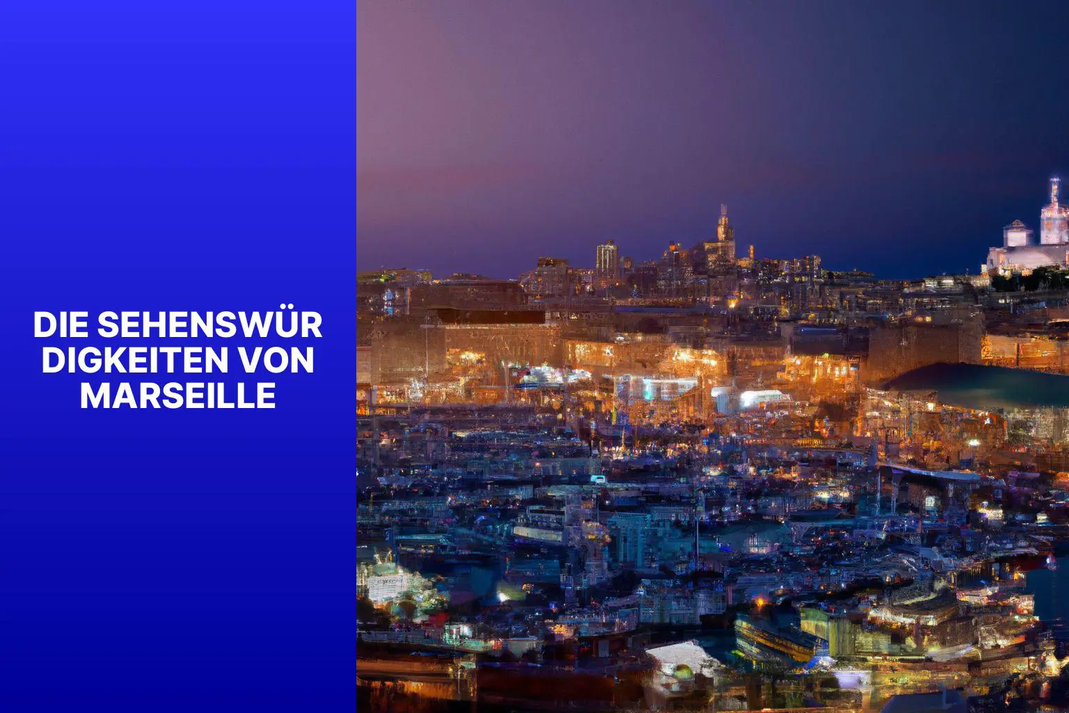 Die Sehenswürdigkeiten von Marseille - was kann man in Marseille machen 