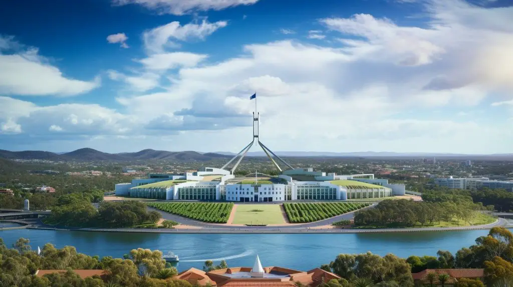 Australisches Parlament auf dem Capital Hill
