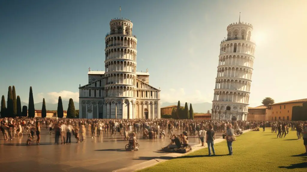 Der schiefen Turm von Pisa