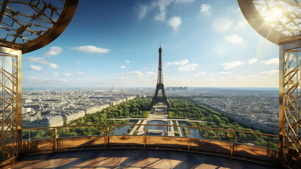 Eiffelturm Aussichtsplattform