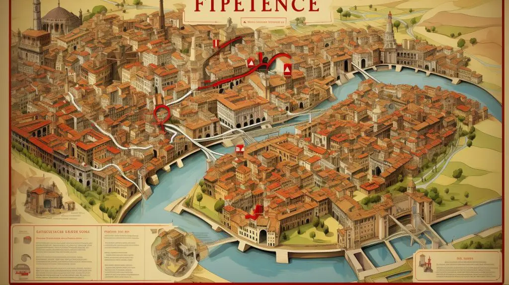 Florenz Stadtplan