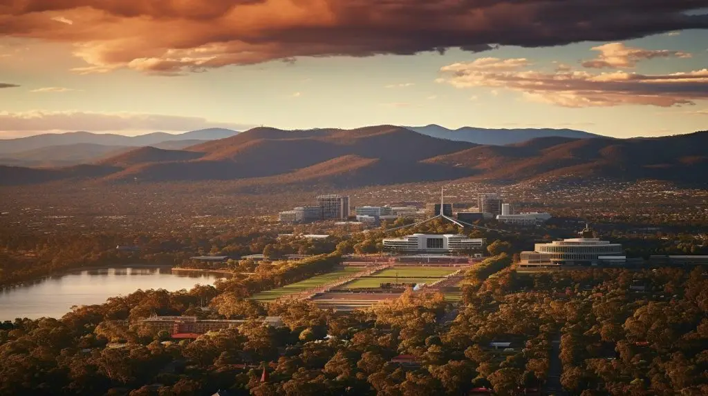 Mount Ainslie - Panoramablick über Canberra
