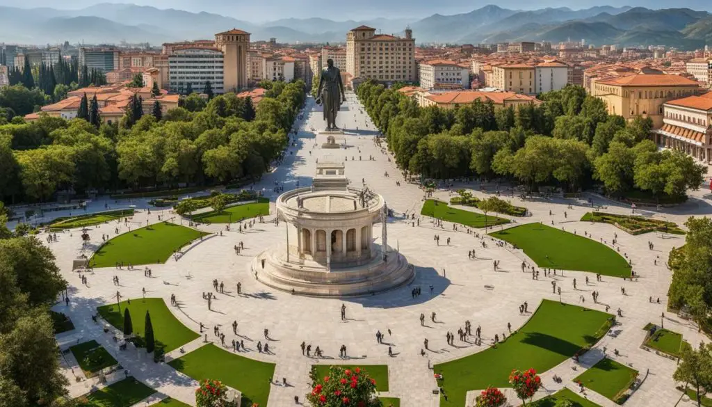 Skanderbeg-Platz in Tirana