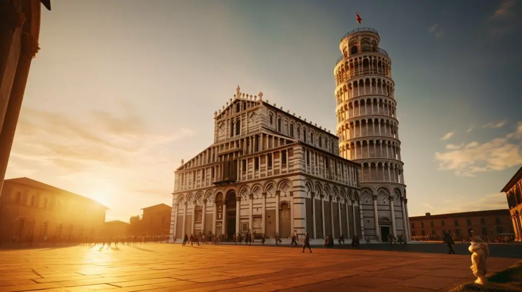 schiefen Turm von Pisa