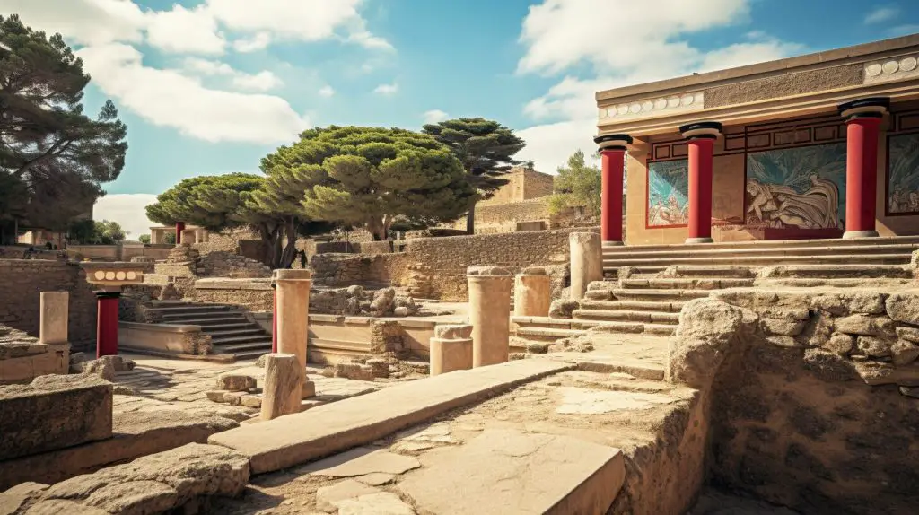 Knossos archäologische Stätte