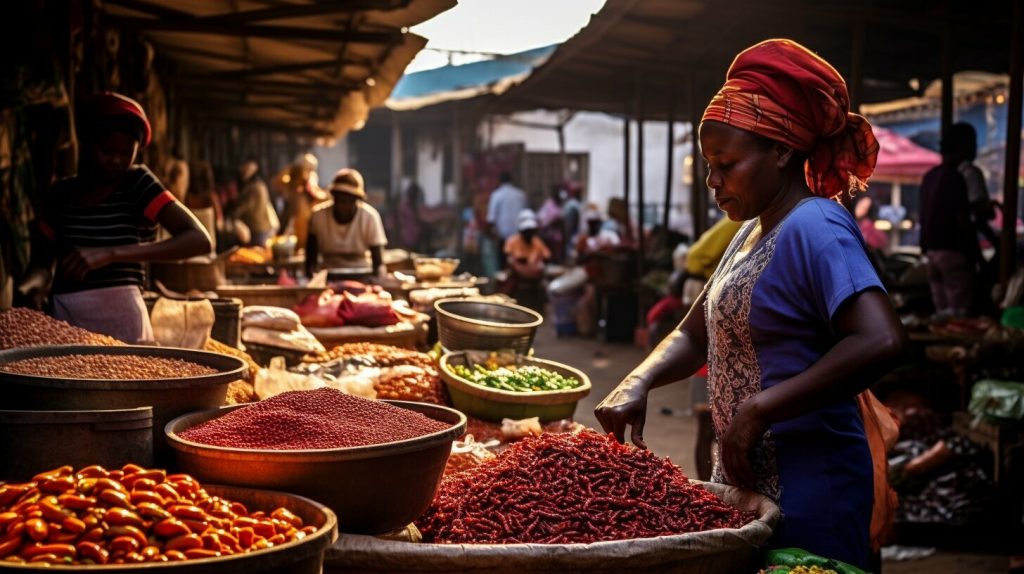 Markt in Accra