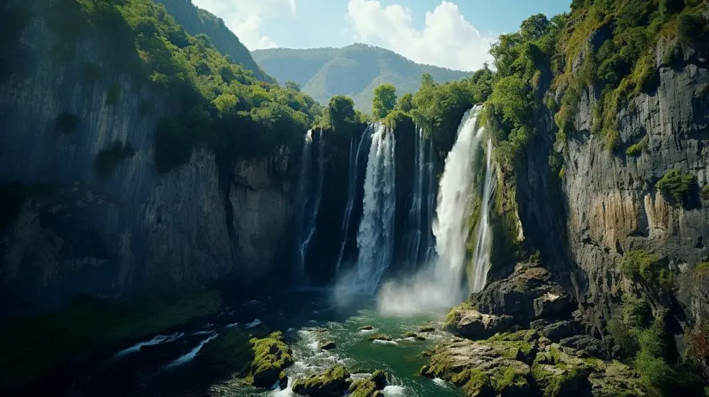 Mirusha Wasserfälle im Kosovo