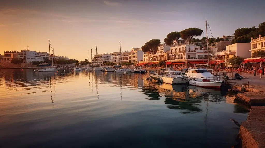 Schöner Hafen in Cala Ratjada