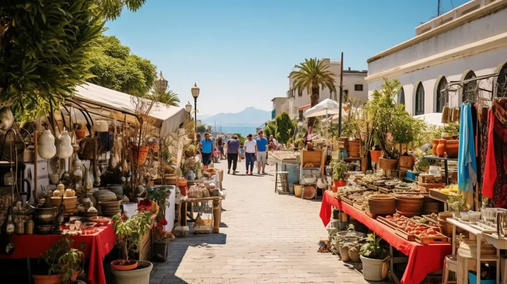 Wochenmarkt in Nea Moudania