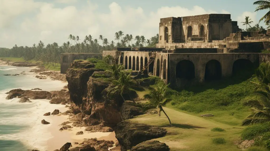 historisches Fort in Ghana