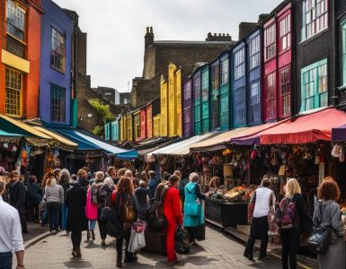 der camden market in London