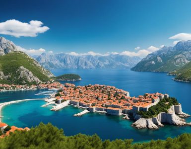 wie lange fliegt man nach montenegro