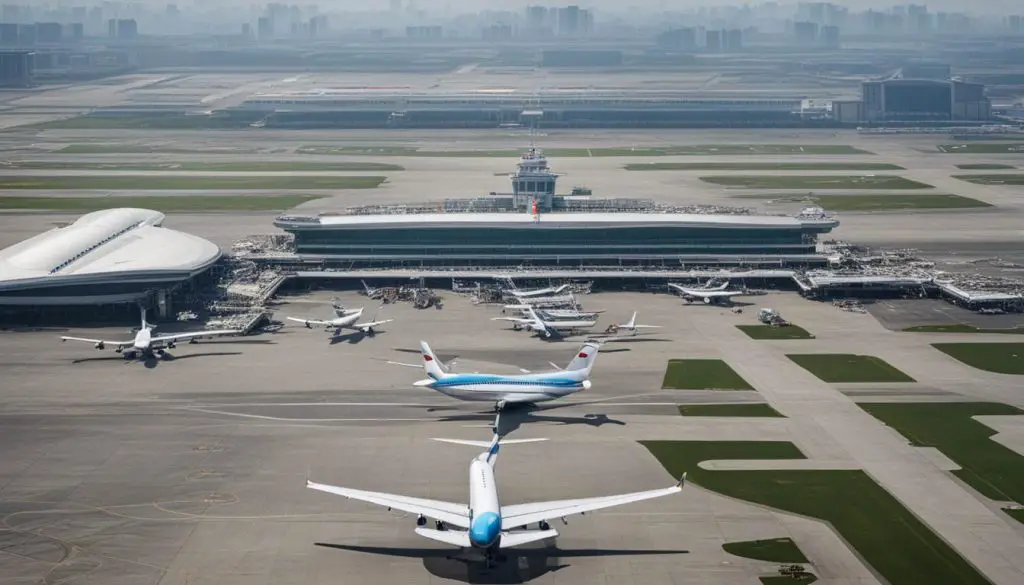 Flughafen in China